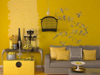 Идеи: 25 великолепных желтых акцентов в гостиных