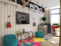 Идеи: яркие комнаты для творческих детей