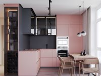 Идеи: розовая кухня