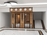Дизайн-проект: Гостиница Юбилейная, холл
