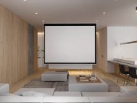 Идеи: Проектор в гостиной