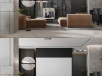Идеи: Проектор в гостиной