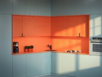 Идеи: 40 дизайнов оранжевых кухонь